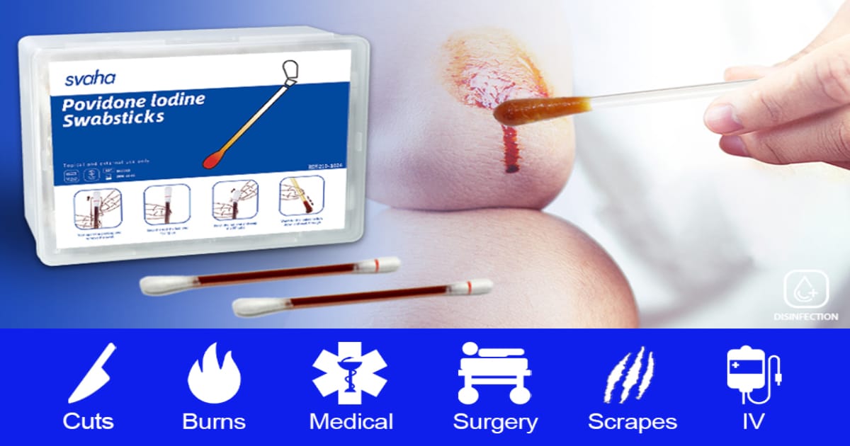 10% Povidone Iodine Swabs